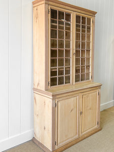 A Stunning 19th Century Scandinavian Pine Bookcase Cabinet or Hutch