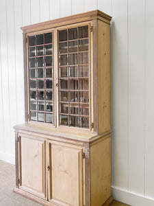 A Stunning 19th Century Scandinavian Pine Bookcase Cabinet or Hutch