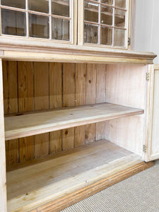 A Stunning 19th Century Scandinavian Pine Bookcase Cabinet or Hutch