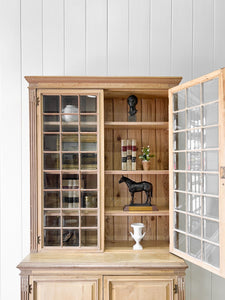 A Stunning 19th Century Scandinavian Pine Bookcase Cabinet or Hutch