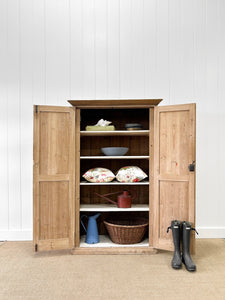 An English 19th Century Pine Cupboard