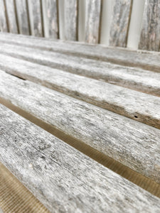 A Stylish English Teak Garden Bench