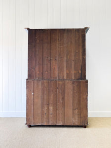 A Large 19th Century English Pine Linen Press Housekeepers Cupboard