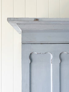 A Large 19th Century English Pine Linen Press Housekeepers Cupboard