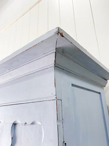 A Large 19th Century English Pine Linen Press Housekeepers Cupboard