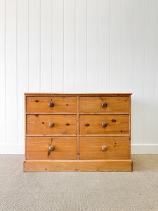 A 19th Century English Bank of Drawers