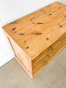 A 19th Century English Bank of Drawers