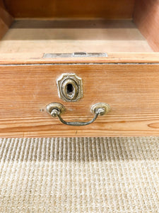 An English Pine Mule Chest Trunk or Blanket Box c1850