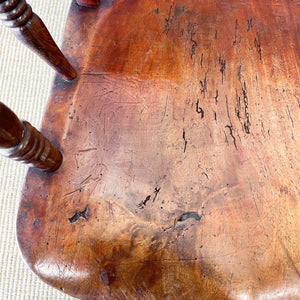 A Victorian Beech Farmhouse Rocking Chair