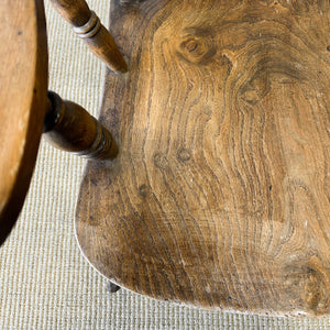 A Victorian Elm & Beech Farmhouse Rocking Chair