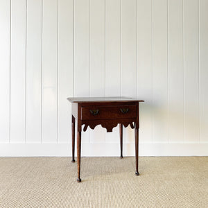 A Georgian Oak Console Table