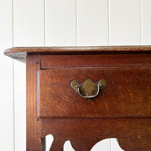 A Georgian Oak Console Table