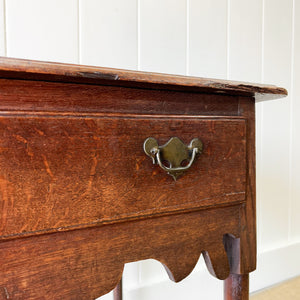 A Georgian Oak Console Table