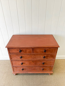 A 19th Century Painted English Chest of Drawers