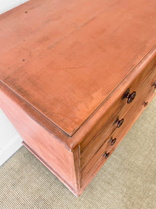 A 19th Century Painted English Chest of Drawers