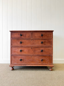 A 19th Century Painted English Chest of Drawers