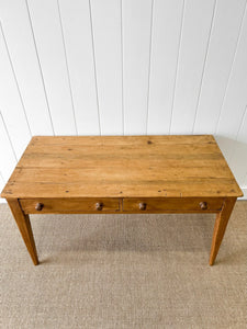 An English Country Pine Console or Work Table