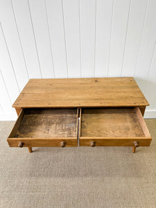 An English Country Pine Console or Work Table