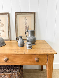 An English Country Pine Console or Work Table