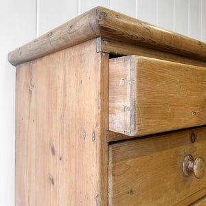 An English Country 6 Drawer Pine Buffet or Sideboard