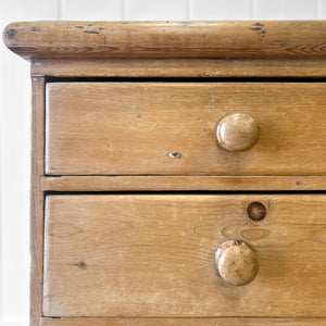 An English Country 6 Drawer Pine Buffet or Sideboard