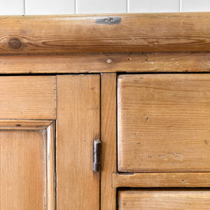 An English Country 6 Drawer Pine Buffet or Sideboard