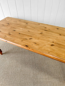 A Vintage English Country 6ft Dining Table