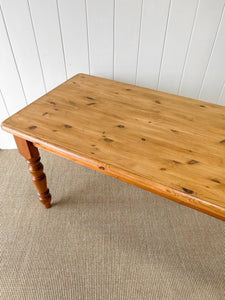 A Vintage English Country 6ft Dining Table