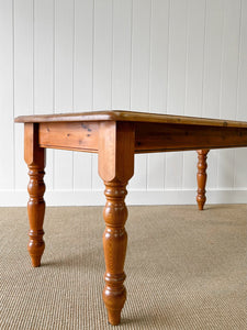 A Vintage English Country 6ft Dining Table