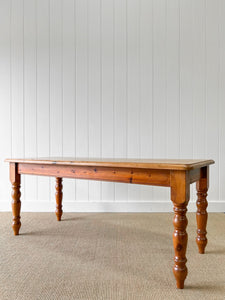 A Vintage English Country 6ft Dining Table