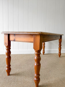 A Vintage English Country 6ft Dining Table