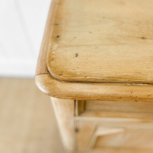 An Antique English Pine Sideboard c1890