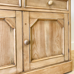 An Antique English Pine Sideboard c1890