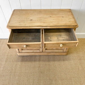 An Antique English Pine Sideboard c1890