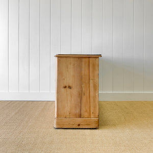 An Antique English Pine Sideboard c1890