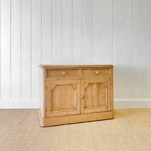 An Antique English Pine Sideboard c1890