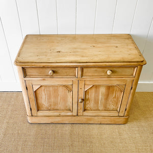 An Antique English Pine Sideboard c1890