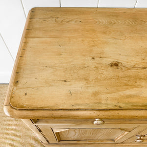 An Antique English Pine Sideboard c1890