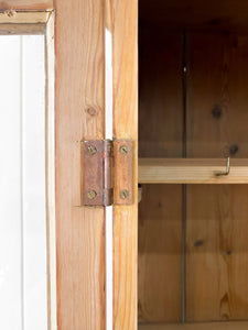 A 19th Century English Pine Bookcase Cabinet or Hutch