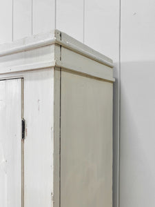 A Cream Painted Housekeepers Cupboard Cabinet c1890