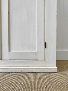 A Cream Painted Housekeepers Cupboard Cabinet c1890