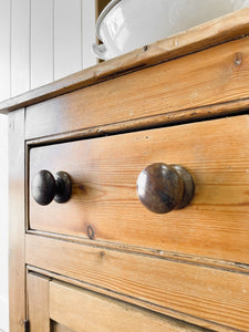 A 19th Century Pine Welsh Dresser or Cupboard