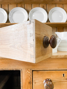 A 19th Century Pine Welsh Dresser or Cupboard