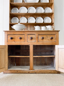 A 19th Century Pine Welsh Dresser or Cupboard