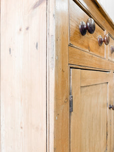 A 19th Century Pine Welsh Dresser or Cupboard