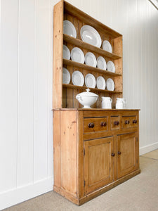 A 19th Century Pine Welsh Dresser or Cupboard