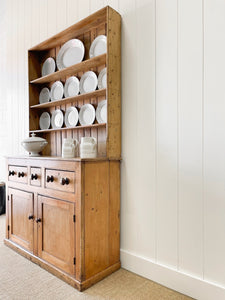 A 19th Century Pine Welsh Dresser or Cupboard