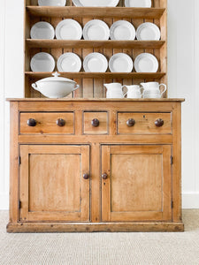 A 19th Century Pine Welsh Dresser or Cupboard