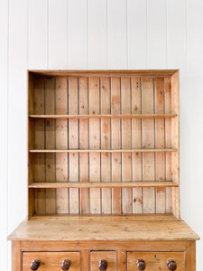 A 19th Century Pine Welsh Dresser or Cupboard