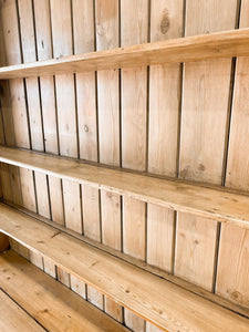 A 19th Century Pine Welsh Dresser or Cupboard